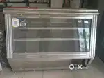 Steel counter sweets shop compresser bilkul new hai