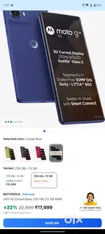 Moto G85 12 Ram / 256 Internal Only 2 Month Old Full Fresh Condition
