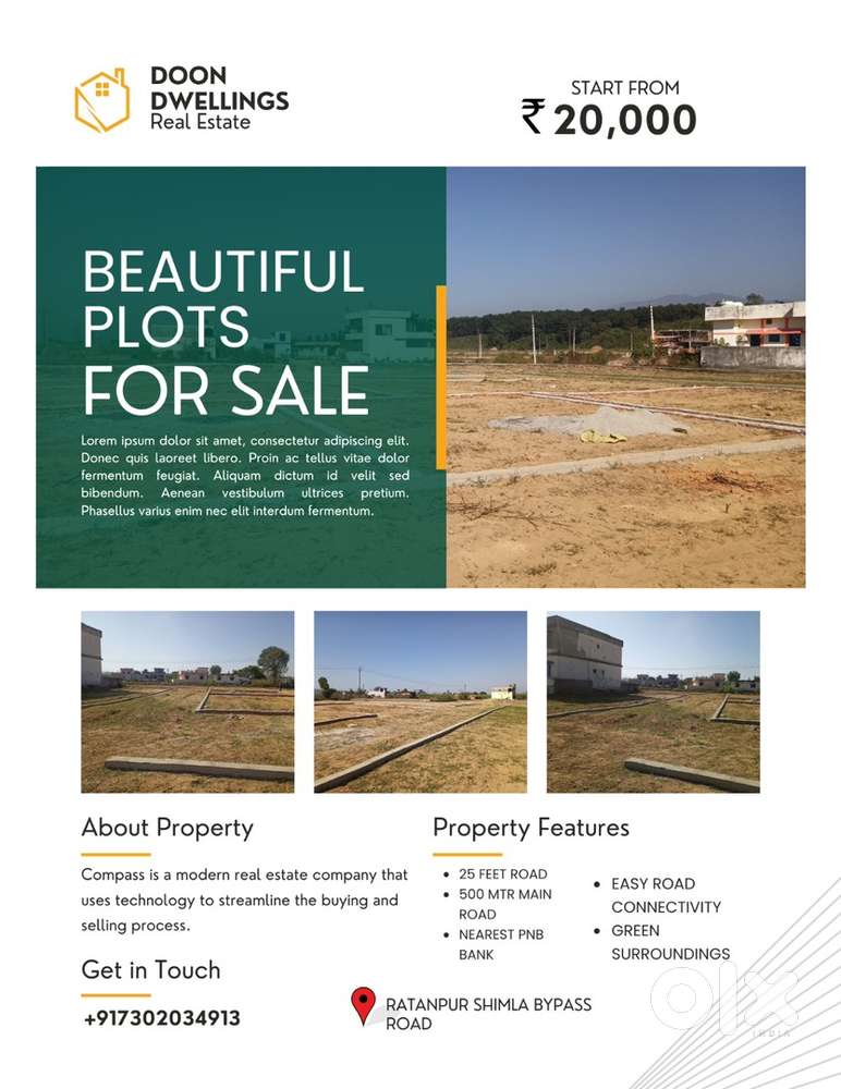 Residential plots in ratanpur shimla bypass road