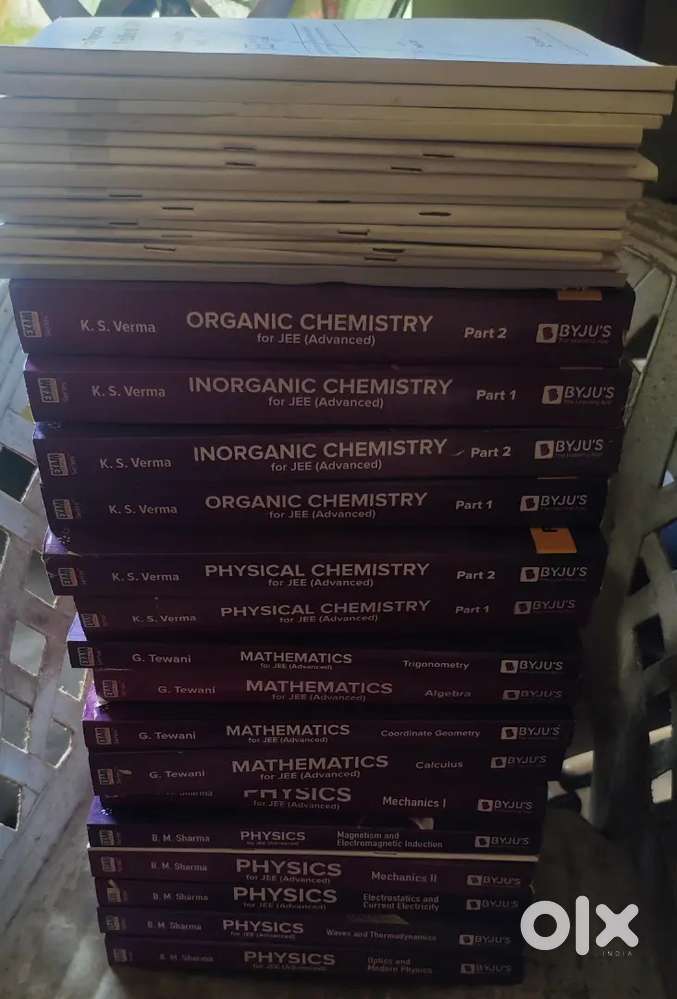 Jee entrance exam text books