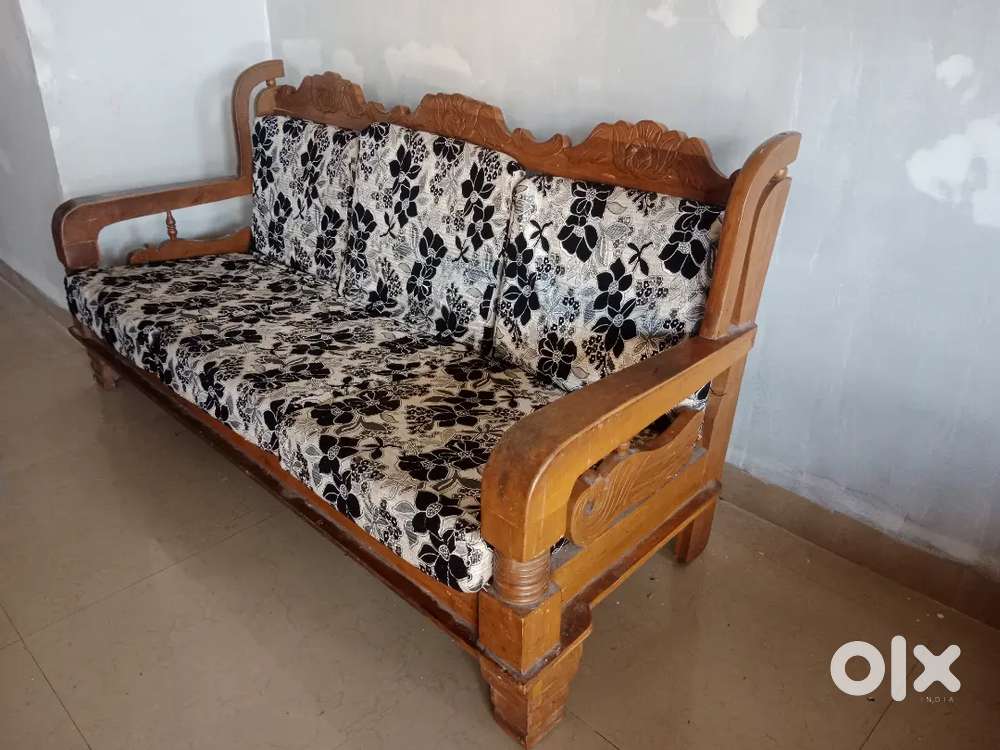 Wooden sofa set