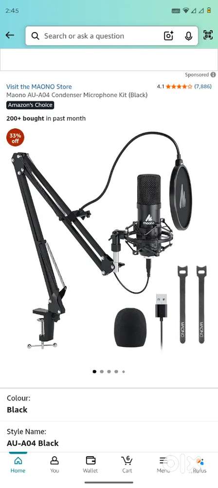 Condenser microphone