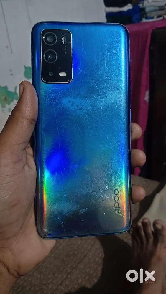 Oppo A55 4/64 4G only mobile  display mein problem our screen tuta hai