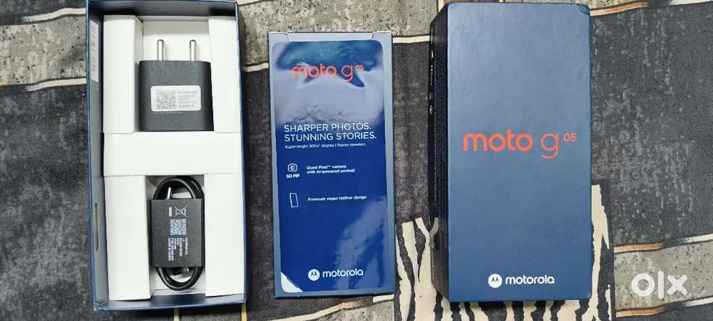 MOTO G05 New Mobile Full box kit.