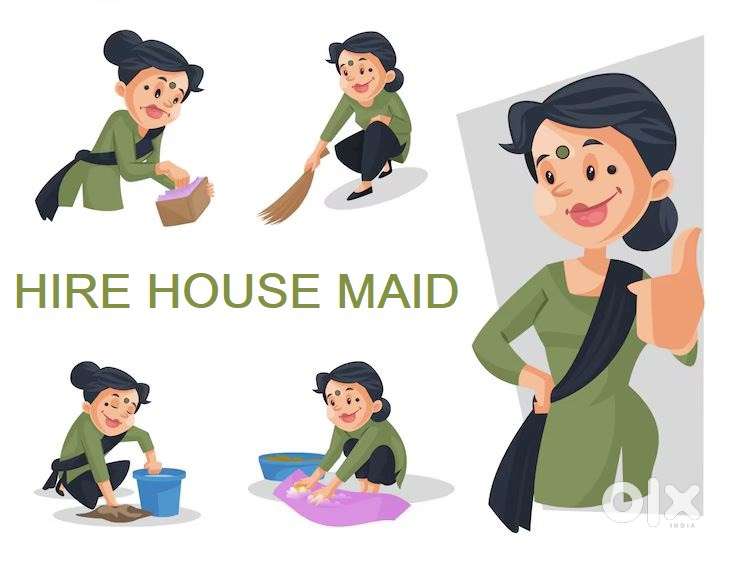 8 AM to 6 PM Female Housemaid at Sector 13 Karnal