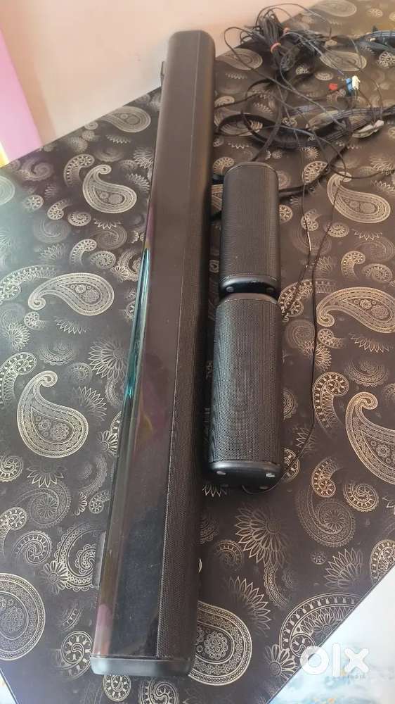 Zebronics sound bar & speakers 3 pcs