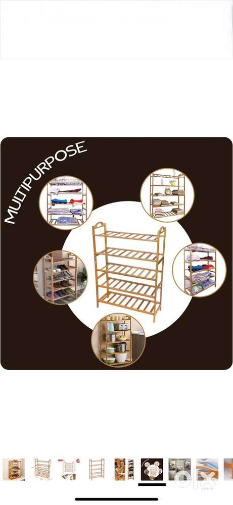 5-tier Wooden shoe rack