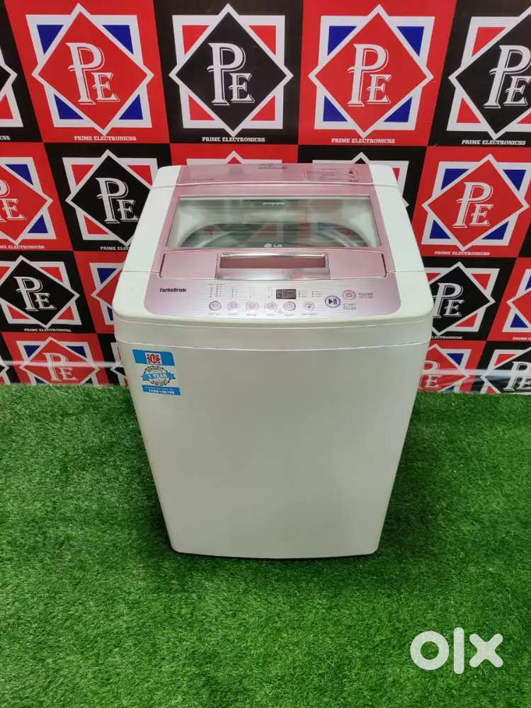 ;- LG pink turbo drum top load with inlite outlet pipes free shipping.