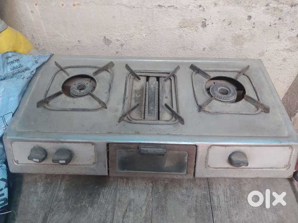 Gas chuhla with grill