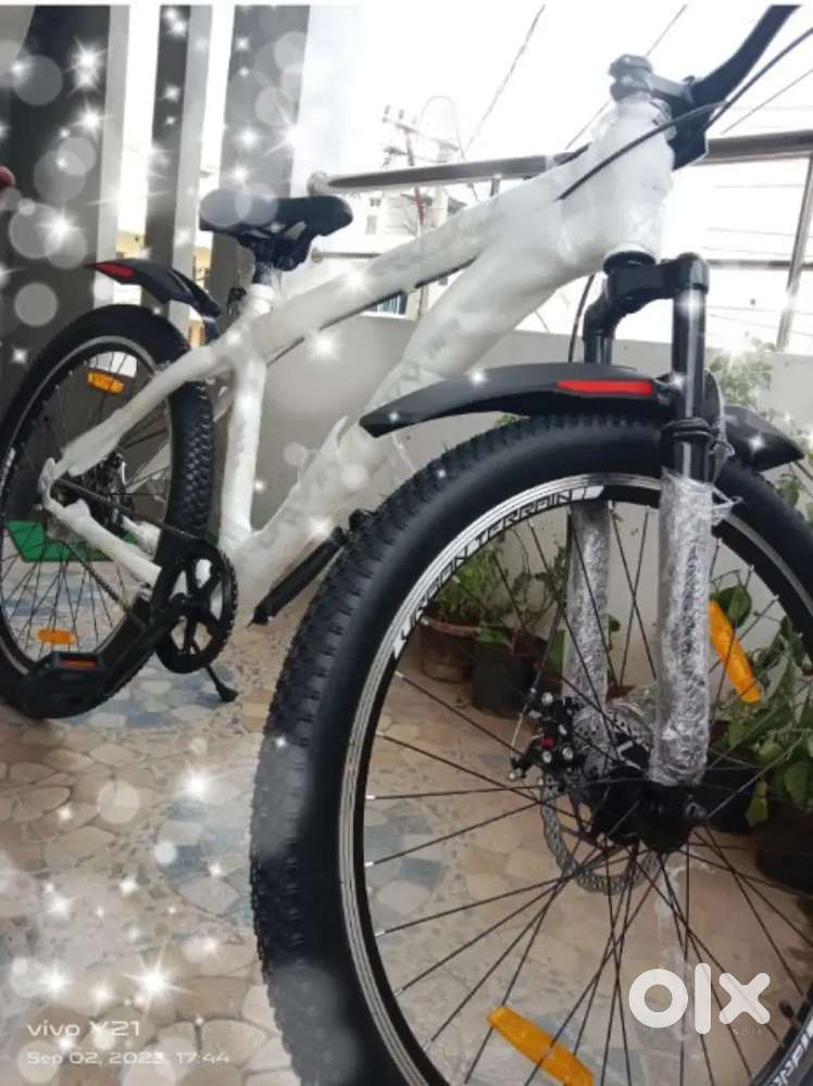 Urban terrarian mountain cycle white colour disc brake  size (27.5)