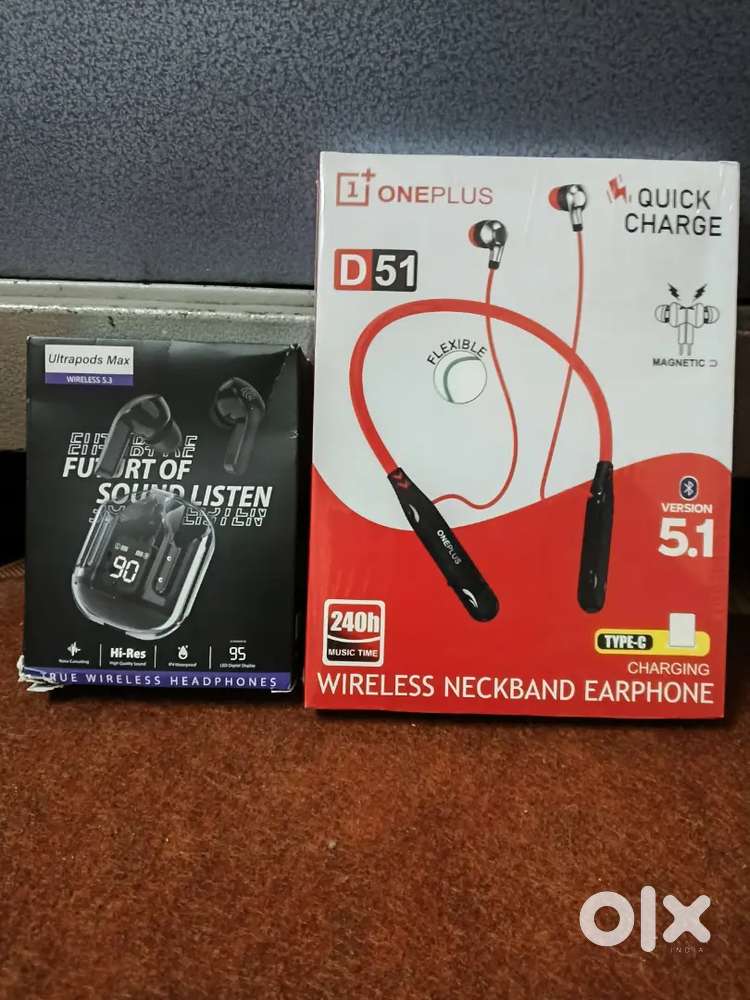 Wireless Neckband & Wireless Headphones .