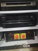 Onkyo tx-sr313 avr and yamahas yst215  active woofer 8