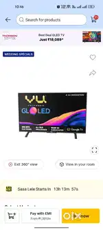 Vu Gloled tv 55 inch ultra hd 4k