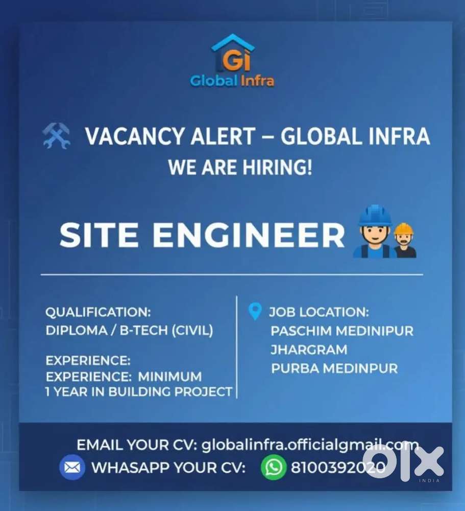 Urgent Vacancy Civil Engineer