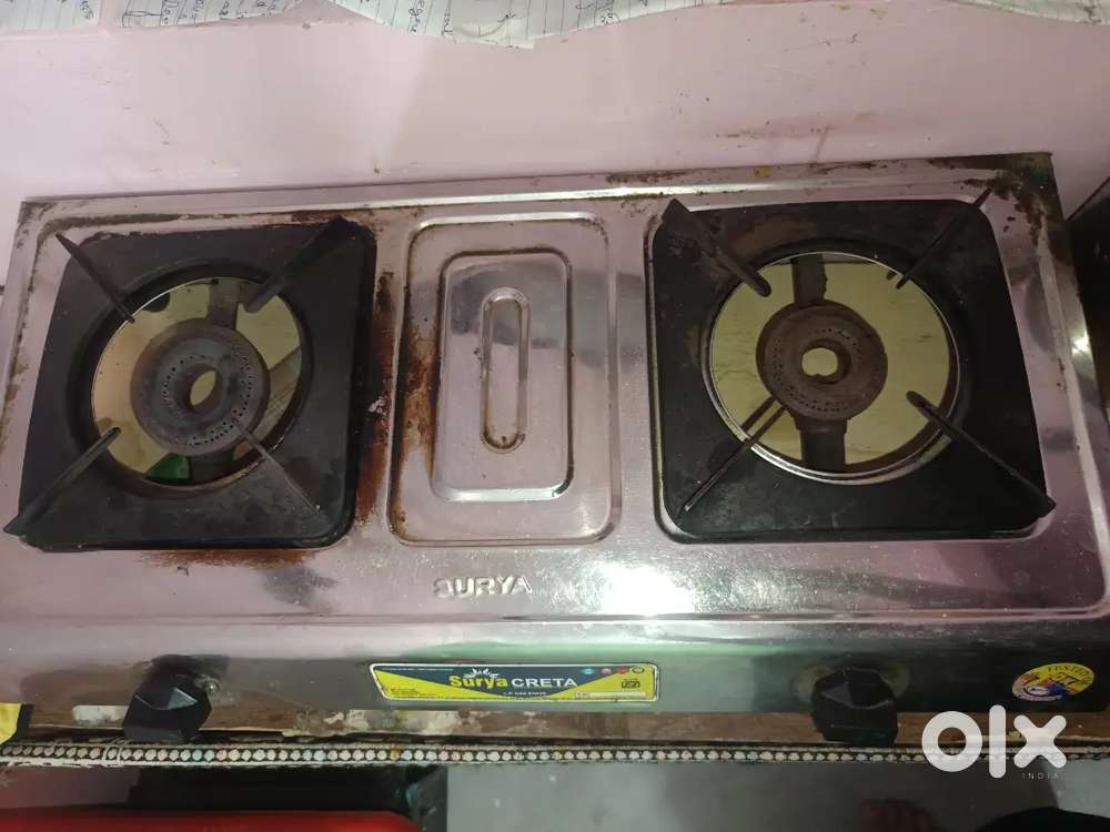 2 burner gas chulha