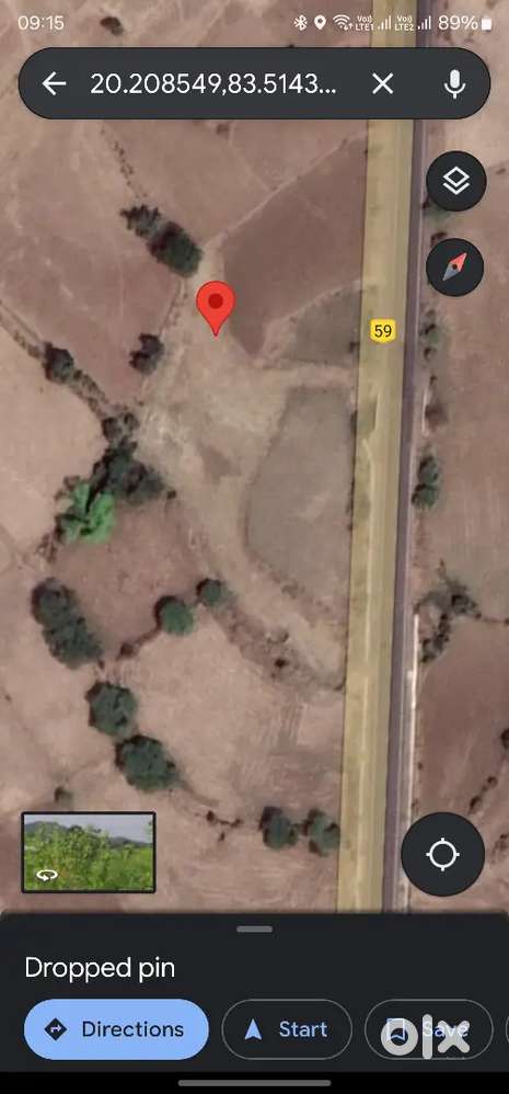 66 dismil plot on main road with boring and fencing done