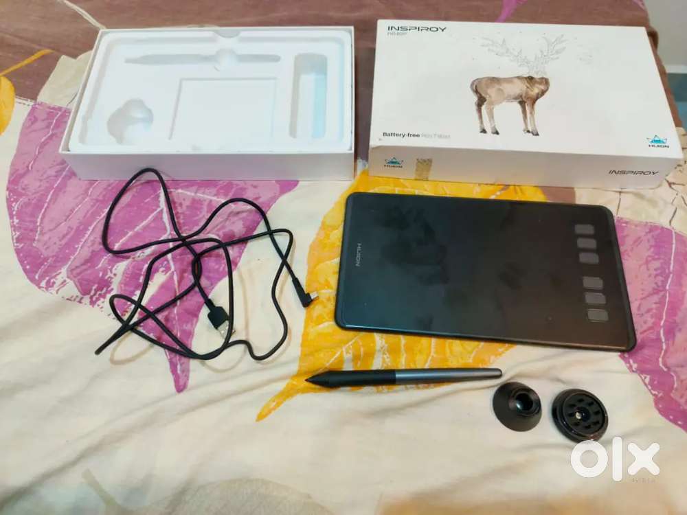 HUION Inspiroy H640P Graphics Drawing Tablet with Battery-Free Stylus