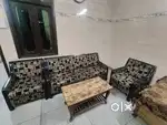 Sofa teek wood and duroflex sponge seat