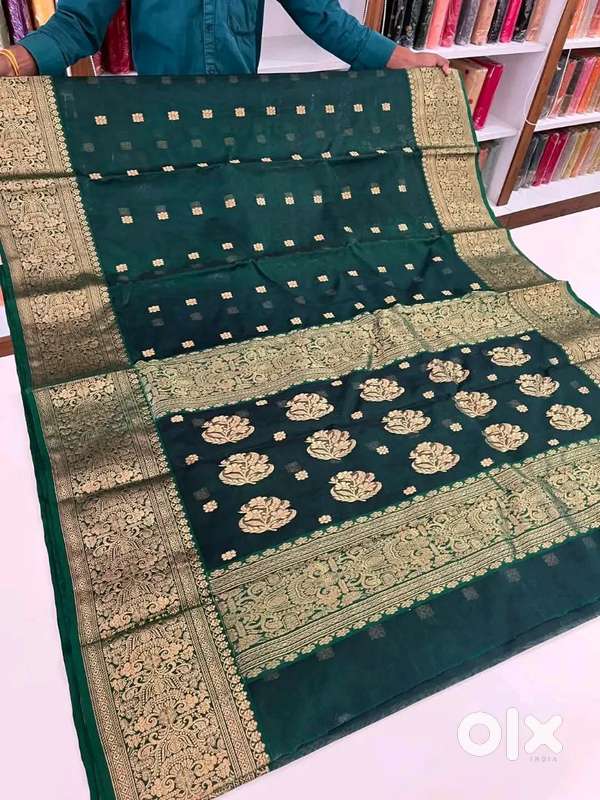 Chanderi silk sarees all india dilevery
