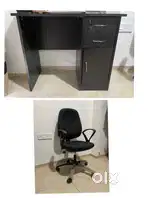 Study Table and Revolving Chair