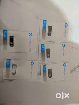 HP PENDRIVE 64 GB NEW PACKED WITH 2 YEARS OF WARRANTY