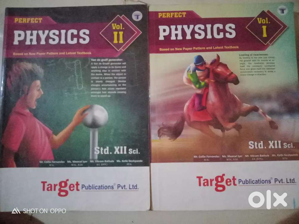 Targets notes of 12 th std science (Physics vol. 1 & 2)