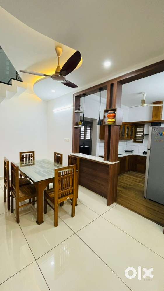 4bhk fully furnished Independent House For rent at near Thevackal (35k