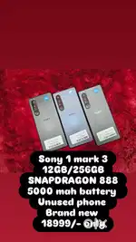 Sony 1 MARK 3 12GB/256GB