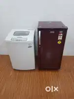 √~√ Videocon 5.5kgs washing machine & Electrolux 170ltrs refrigerator!