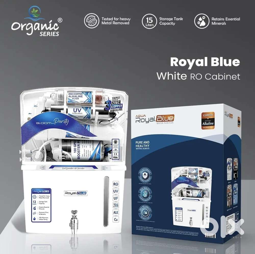 New Aqua Royal RO UV UF TDs cooper