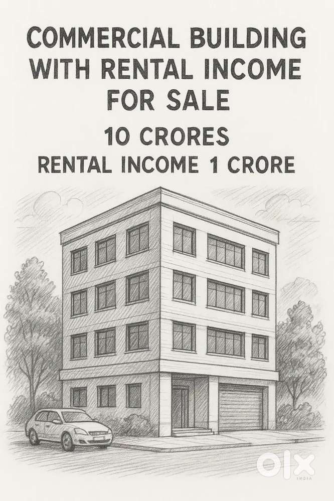 Commercial building with rental income for sale