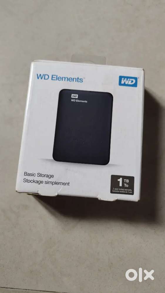 WD Elements 1TB (3.0) Portable External Hard Drive (HDD)