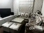 5 seater sofa with table