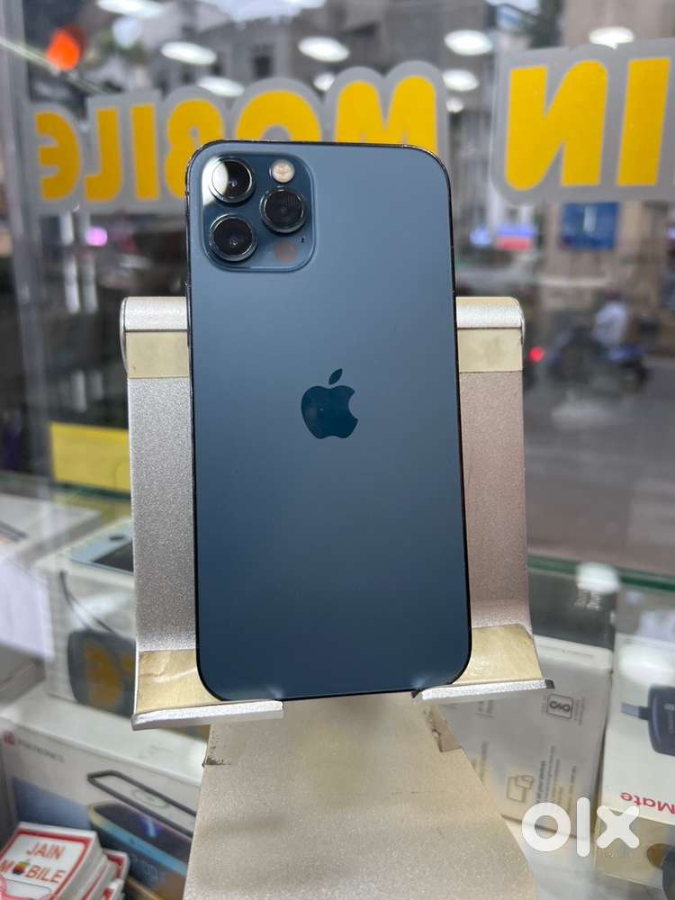 I phone 12 pro 128 gb blue (jain mobile)