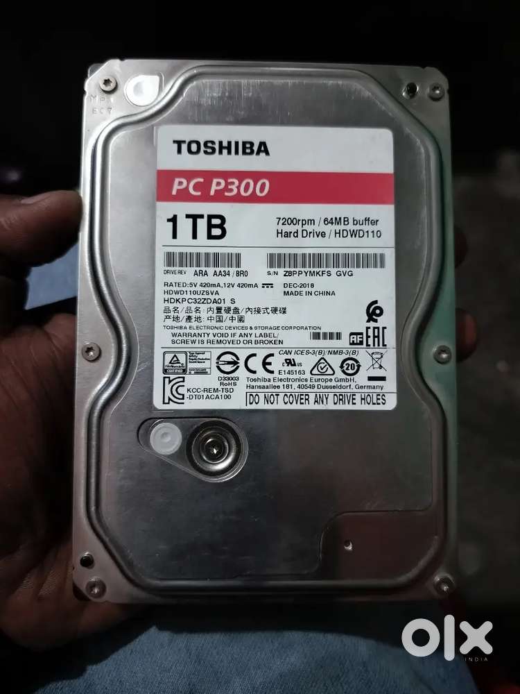 1 TB hardisk For salee