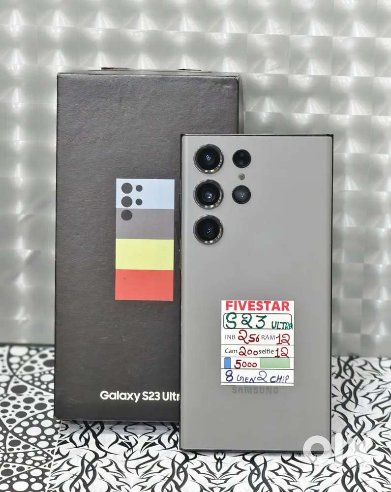 SAMSUNG S23 ULTRA 5G 256GB/12GB brand new condition .