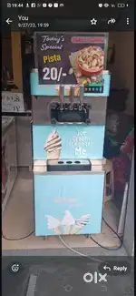 Softy ice cream  machine