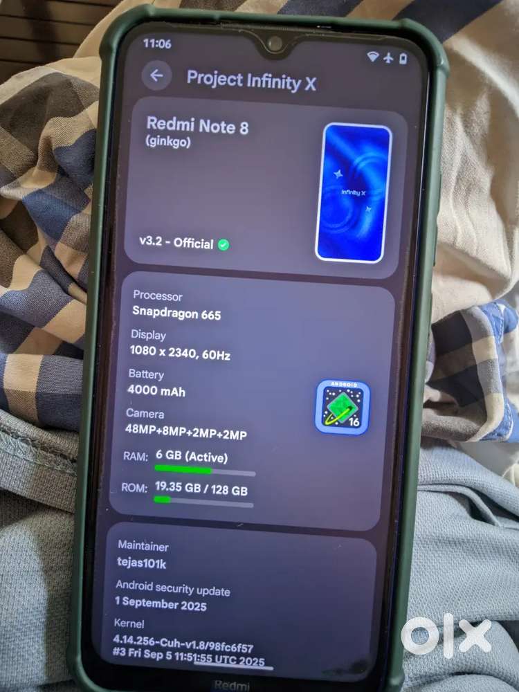 Redmi note 8 6/128 smooth all working READ DESCRIPTION first important