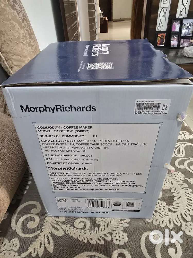 Morphy Richards Impresso Coffee Maker