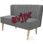 new stylish two seater sofa ideal for office, cafe, reception, waiting