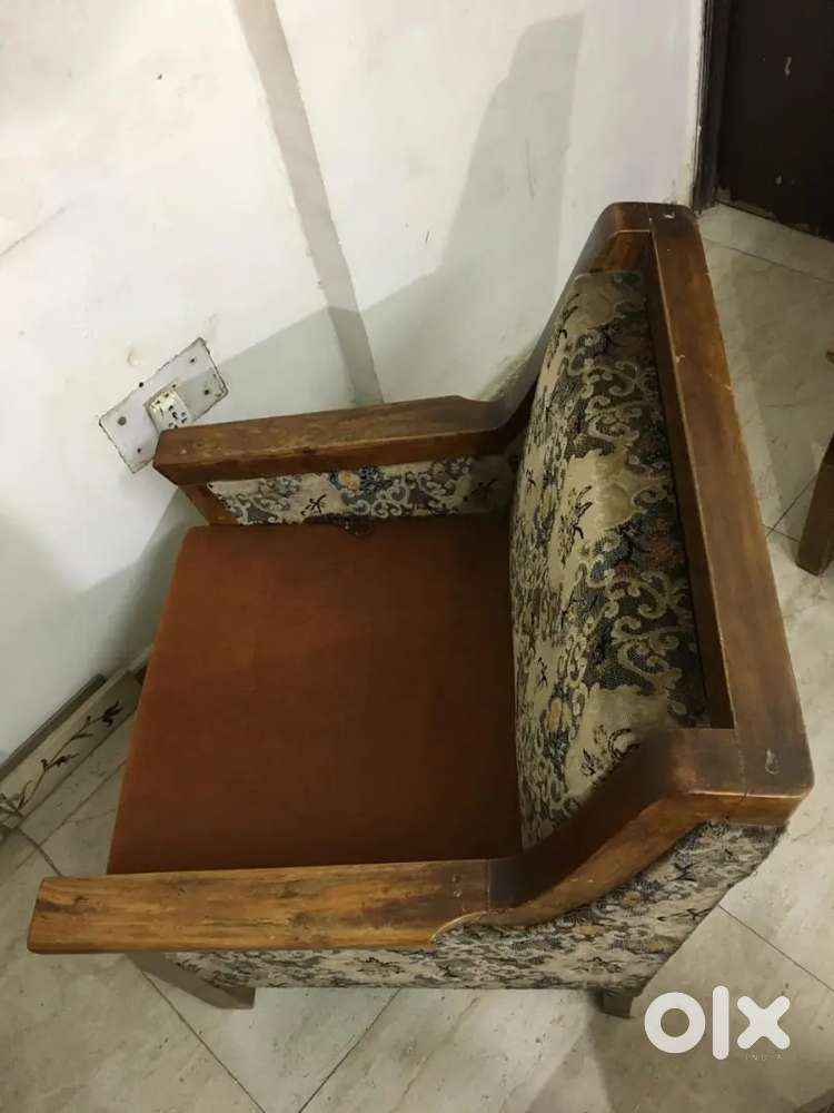 Wooden sofa