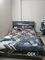 Teak Wood Queen Size Bed