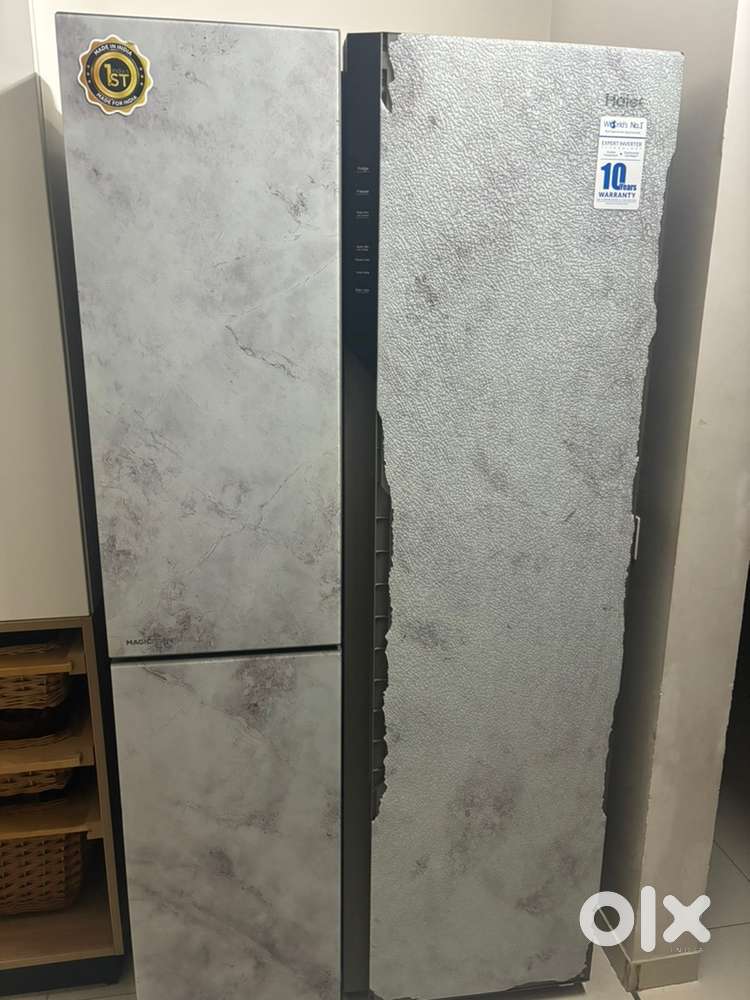Haier 3 door fridge 2023 model white