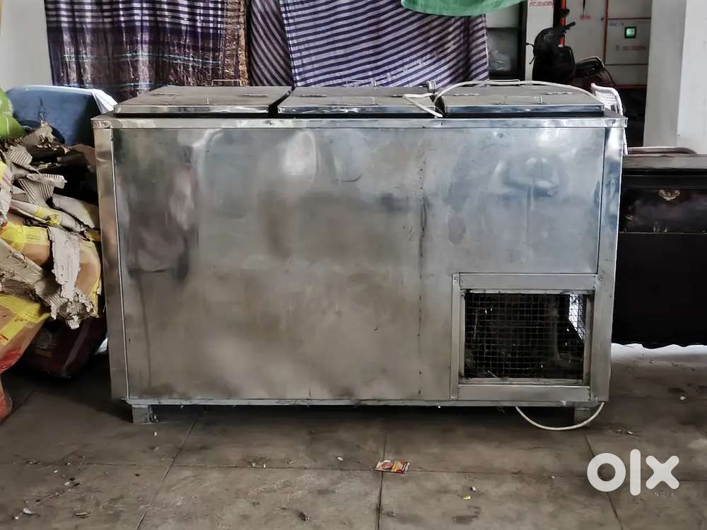 Business purpose used original steel, milk deep freezer available