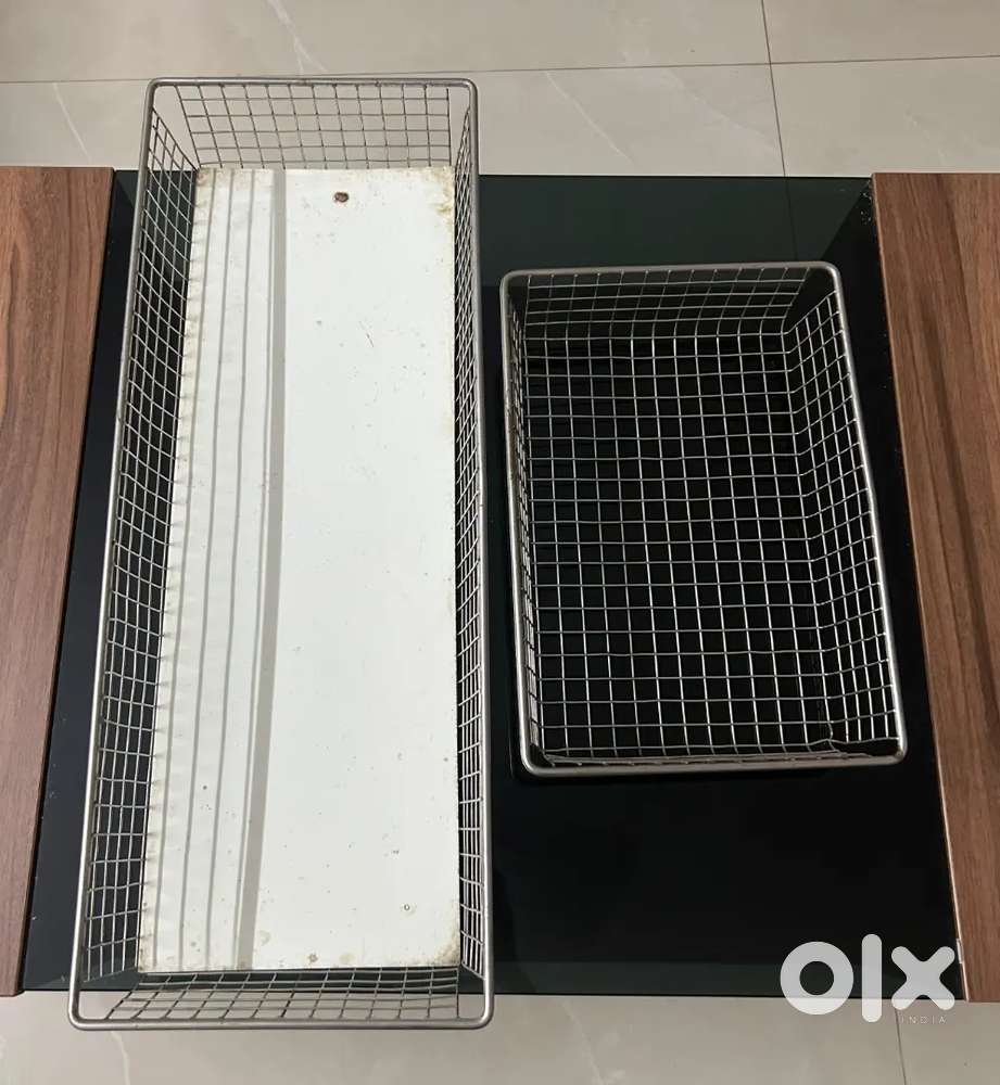 Display stainless steel trays