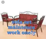 Sofa set maintence work