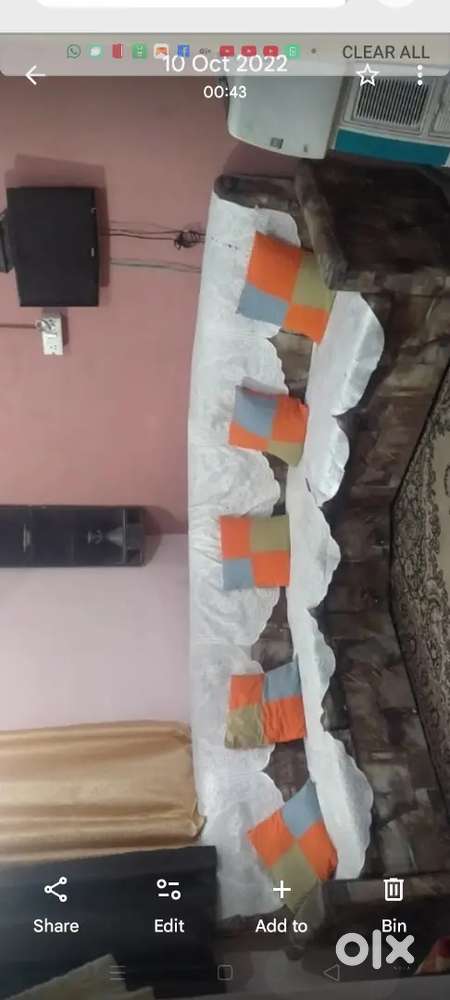 Sofa seven seater round shape