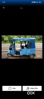 Mouk ata Electric Auto Rickshaw lage rent ot monthly 16000