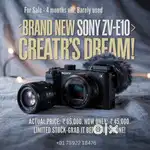 Sony alfa zv E10 - 4k