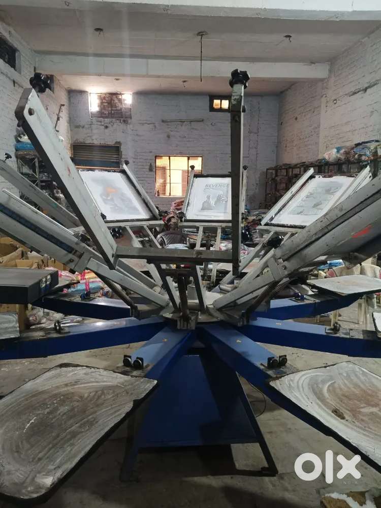 Earn 3Lakh Per Month with this 8Station T-Shirt Printing Machine Setup